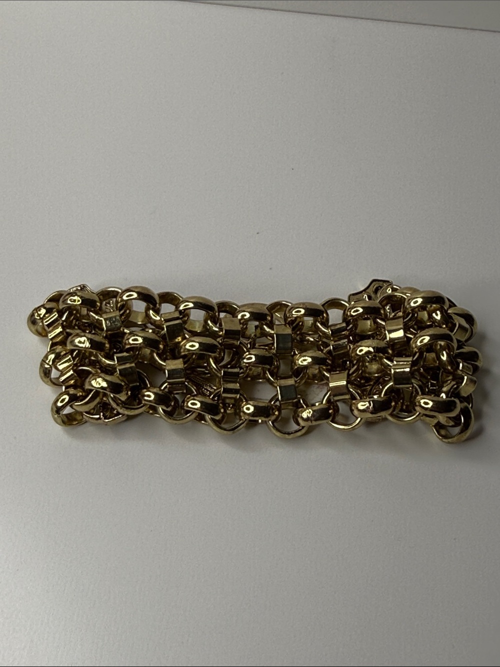 NWT 2028 offshoot of 1928 Classic Polished Gold Multi-Row Link Bracelet figure 8 - Picture 3 of 17